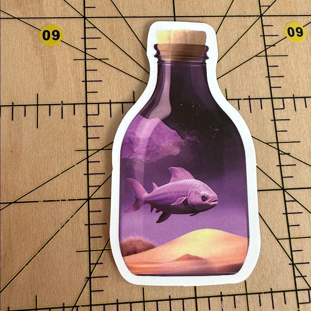 💜13/$13 +Bundle Sticker Sale | Aesthetic Fish Waterproof Sticker